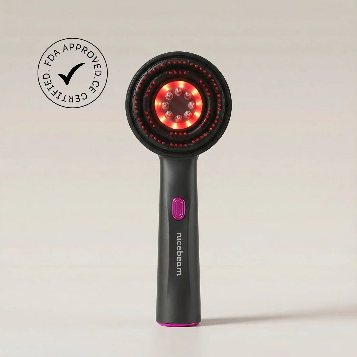 Nicebeam 3-in-1 Scalp Massager with Red Light Therapy for Hair Growth & Scalp Health - Trending Wellness Store