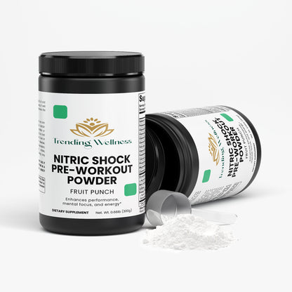 Nitric Shock Pre-Workout Powder (Fruit Punch) - Trending Wellness Store