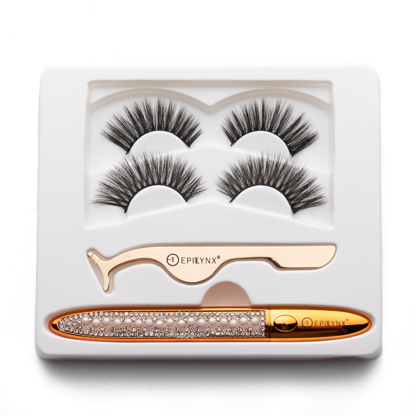 False Eyelashes - No Glue Black Eyeliner and Lashes Kit - Trending Wellness Store