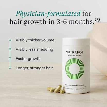 Nutrafol Women's Vegan Hair Growth Supplement Pack 3-Month Supply - Trending Wellness Store