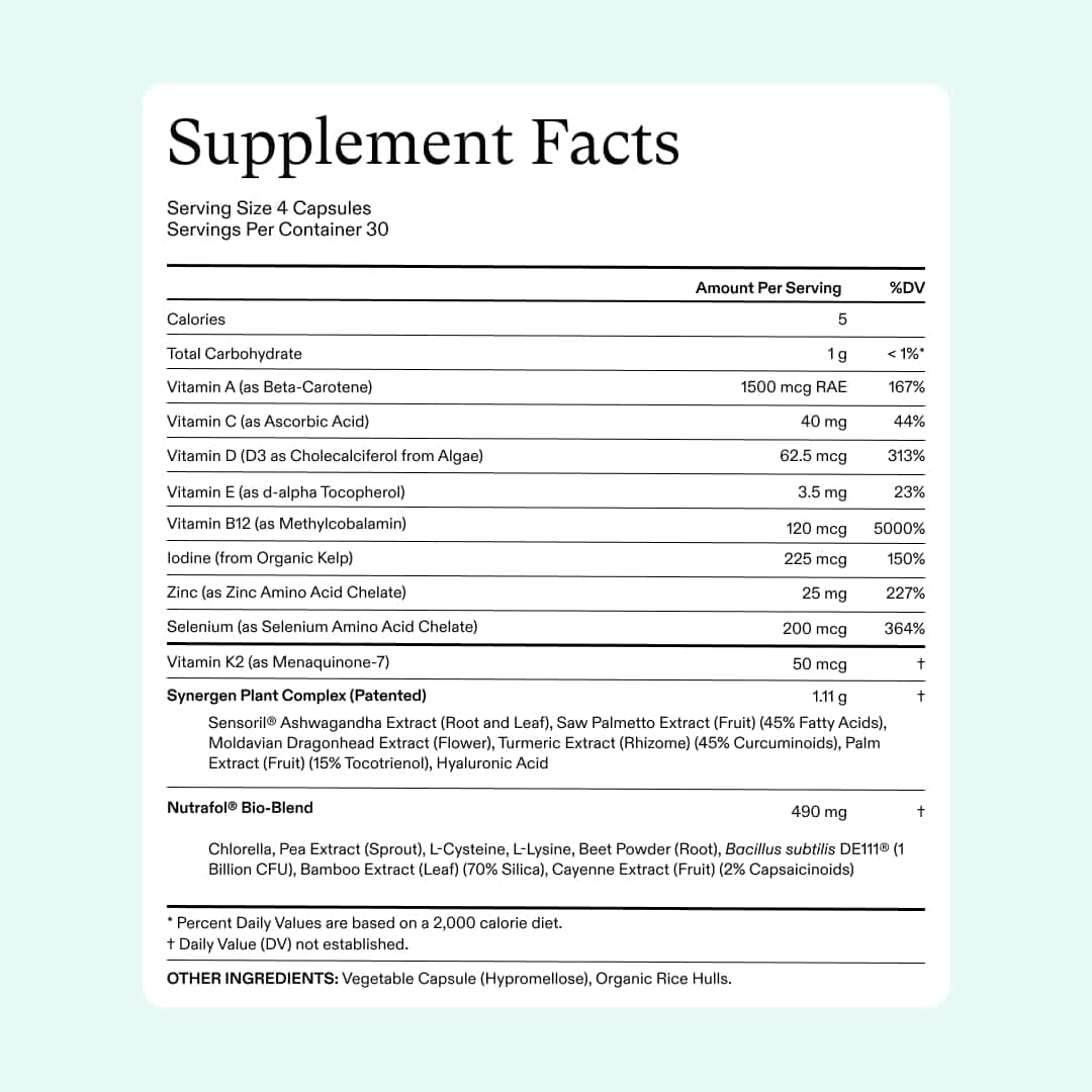 Nutrafol Women's Vegan Hair Growth Supplement Pack 3-Month Supply - Trending Wellness Store