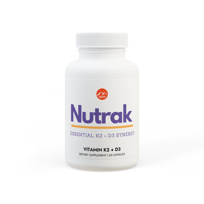 Nutrak Vitamin K2 + D3 Supplement (60 Capsules) - Trending Wellness Store