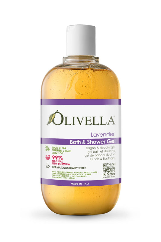 OLIVELLA Bath & Shower Gel Lavender 500 ml - Trending Wellness Store