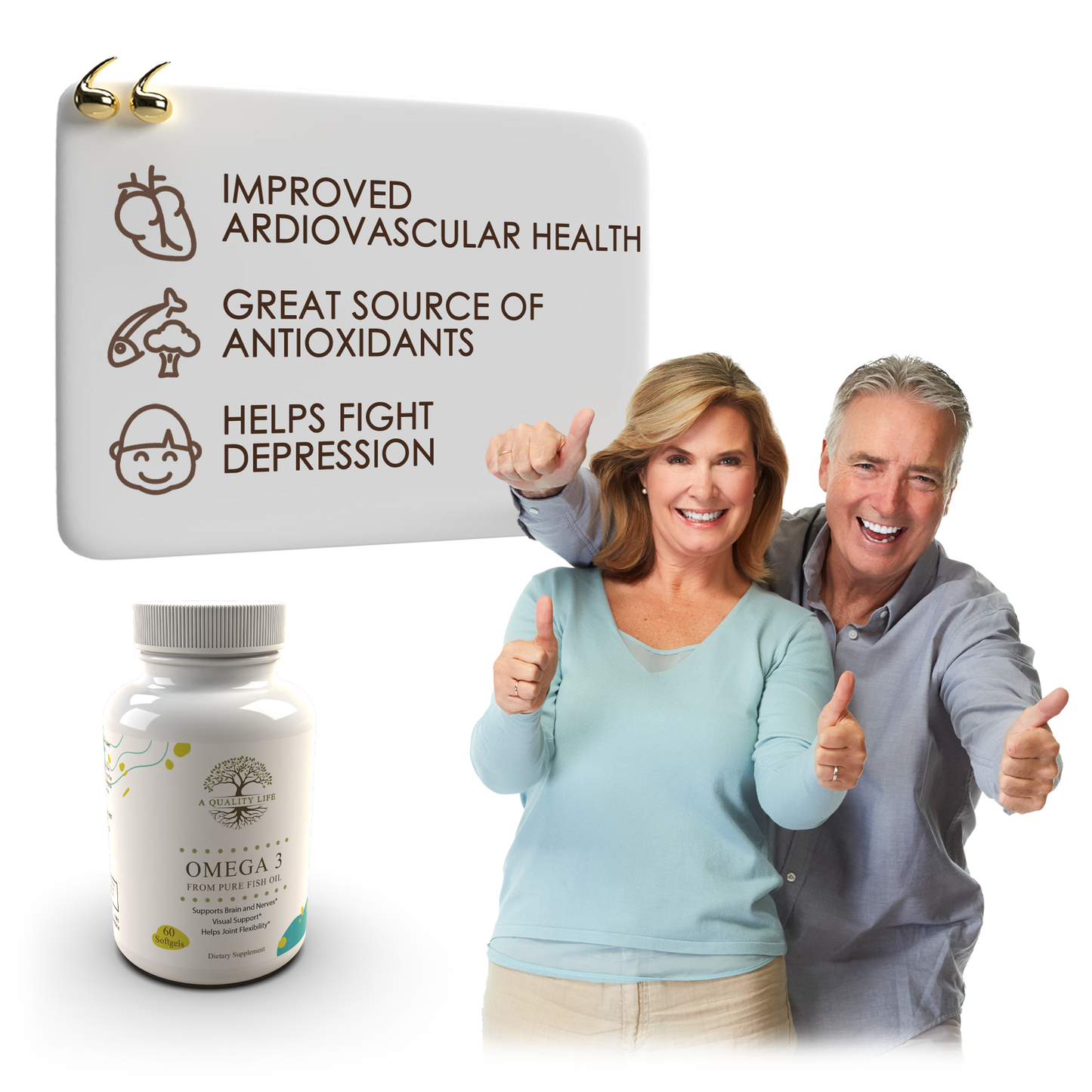 OMEGA 3 From Pure Fish Oil - Trending Wellness Store