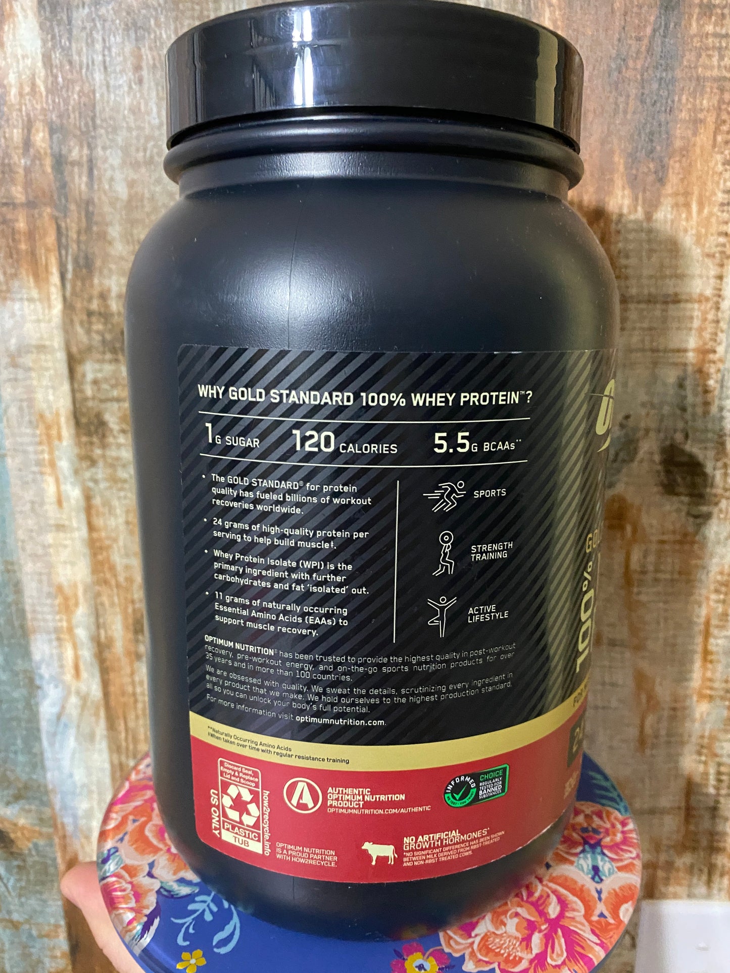 OPTIMUM NUTRITION GOLD STANDARD 100% WHEY PROTEIN 1.98LB Muscle Support Recovery - Trending Wellness Store