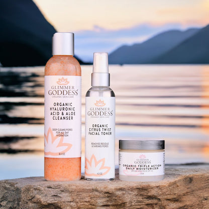 Organic 3-Step Anti-Aging Skin Care Routine - Trending Wellness Store