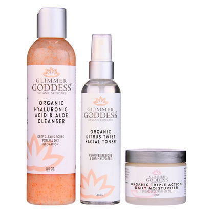 Organic 3-Step Anti-Aging Skin Care Routine - Trending Wellness Store