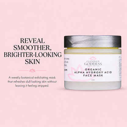 Organic AHA Face Mask – Renewing Treatment for Exfoliation & Glow - Trending Wellness Store