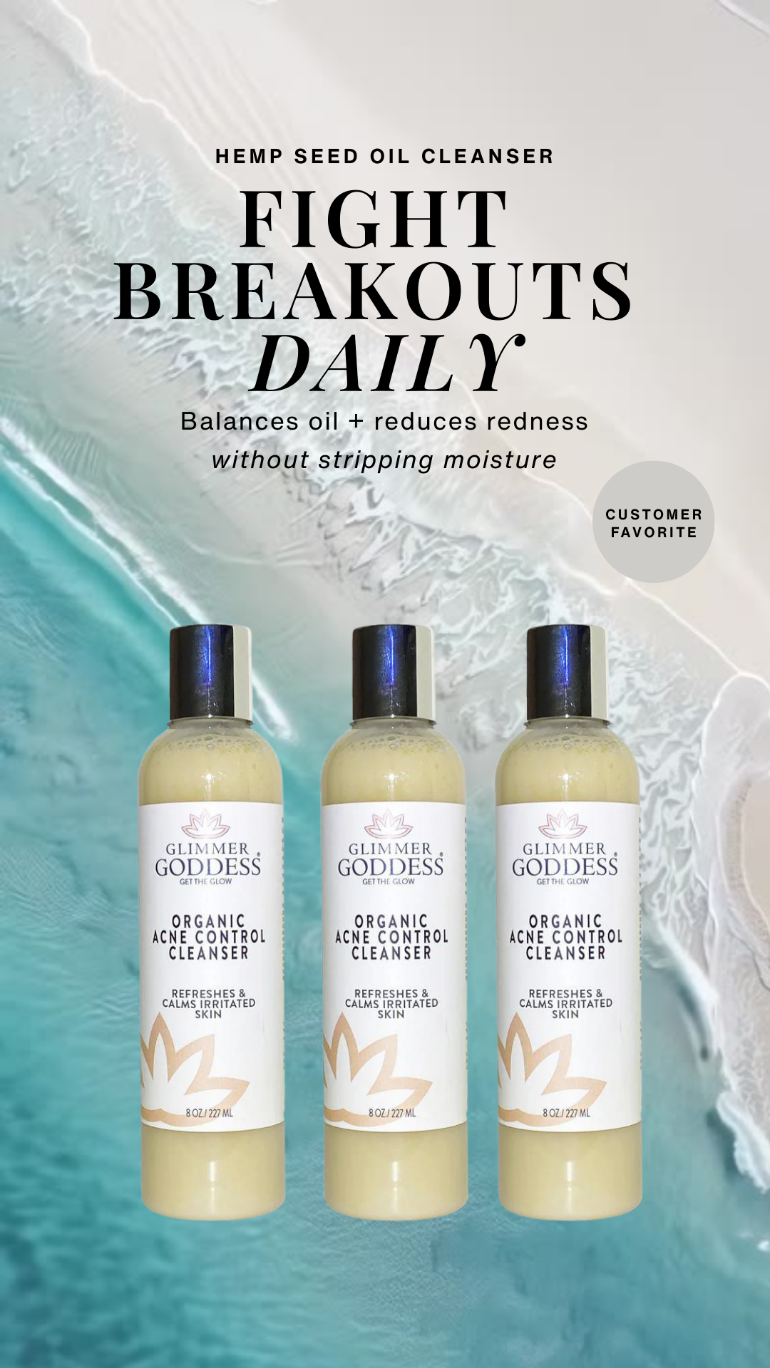 Organic Acne Cleanser – Gentle Face & Body Wash - Trending Wellness Store