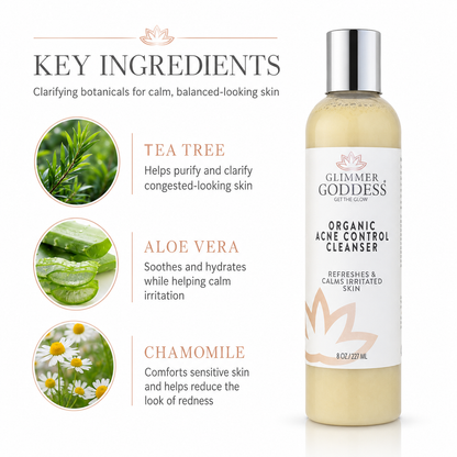 Organic Acne Cleanser – Gentle Face & Body Wash - Trending Wellness Store