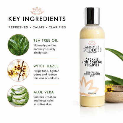 Organic Acne Cleanser – Gentle Face & Body Wash - Trending Wellness Store