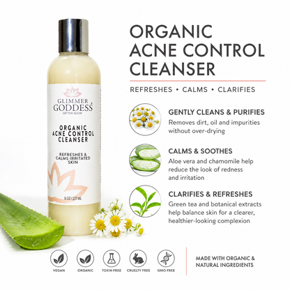 Organic Acne Cleanser – Gentle Face & Body Wash - Trending Wellness Store