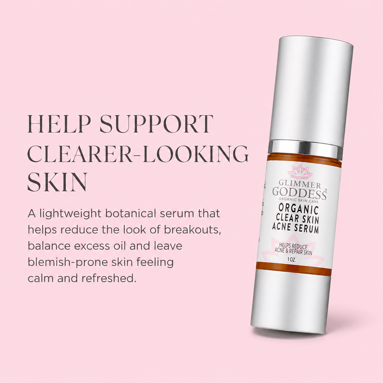 Organic Acne Serum – Oil Control & Pore Clearing Treatment - Trending Wellness Store