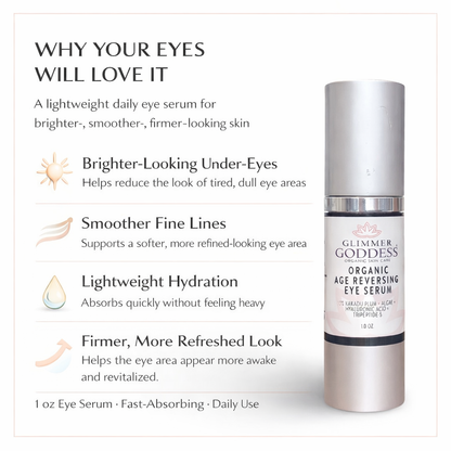 Organic Age Reversing Eye Serum – Instant Firming Treatment - Trending Wellness Store