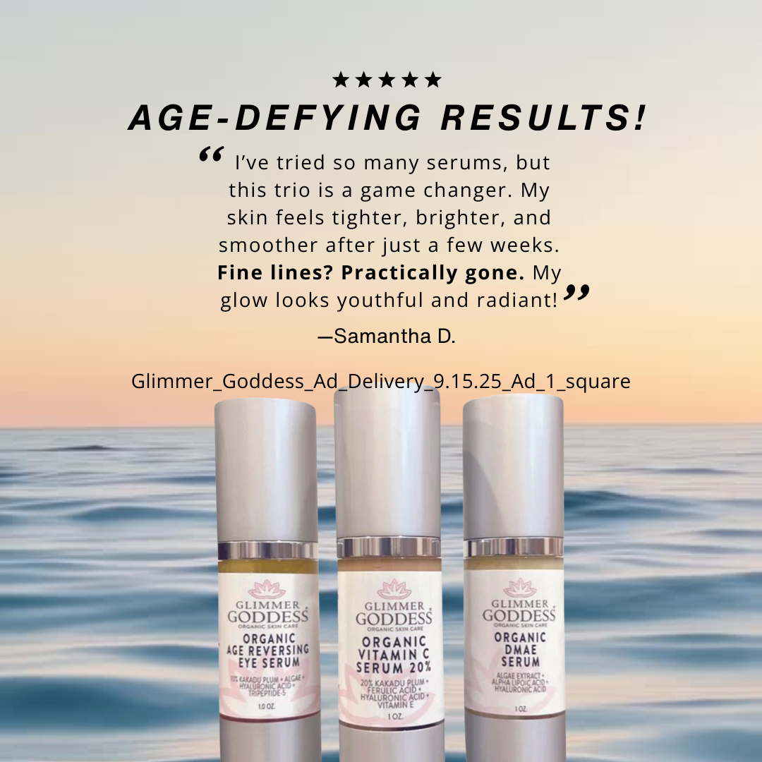 Organic Anti-Aging Trio – Vitamin C & Firming Serums - Trending Wellness Store