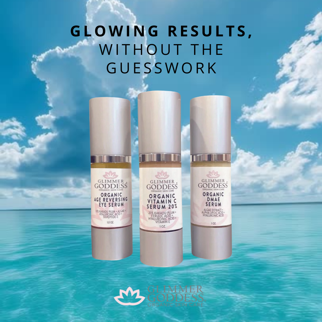 Organic Anti-Aging Trio – Vitamin C & Firming Serums - Trending Wellness Store