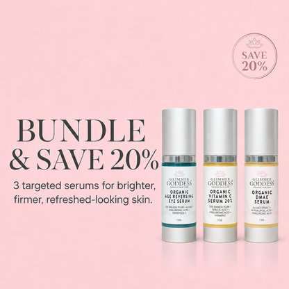 Organic Anti-Aging Trio – Vitamin C & Firming Serums - Trending Wellness Store