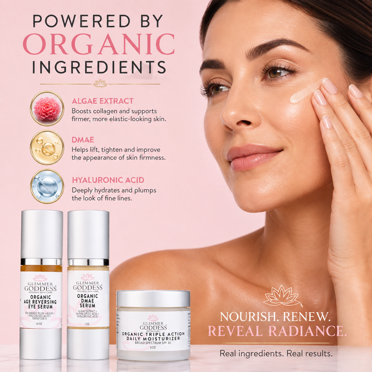 Organic Anti-Wrinkle Trio – 3-Step Collagen Boosting System - Trending Wellness Store