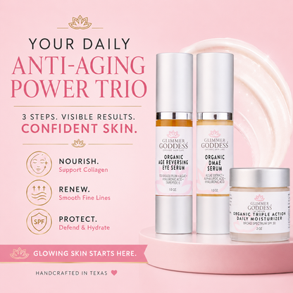 Organic Anti-Wrinkle Trio – 3-Step Collagen Boosting System - Trending Wellness Store