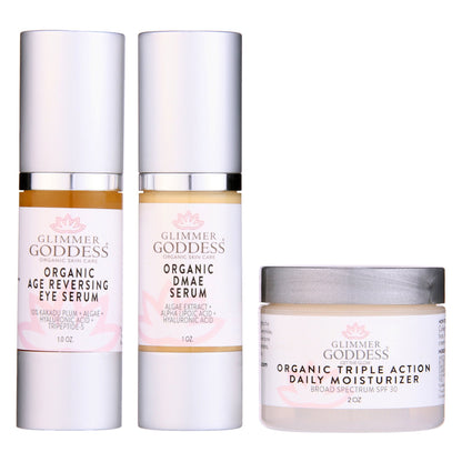 Organic Anti-Wrinkle Trio – 3-Step Collagen Boosting System - Trending Wellness Store