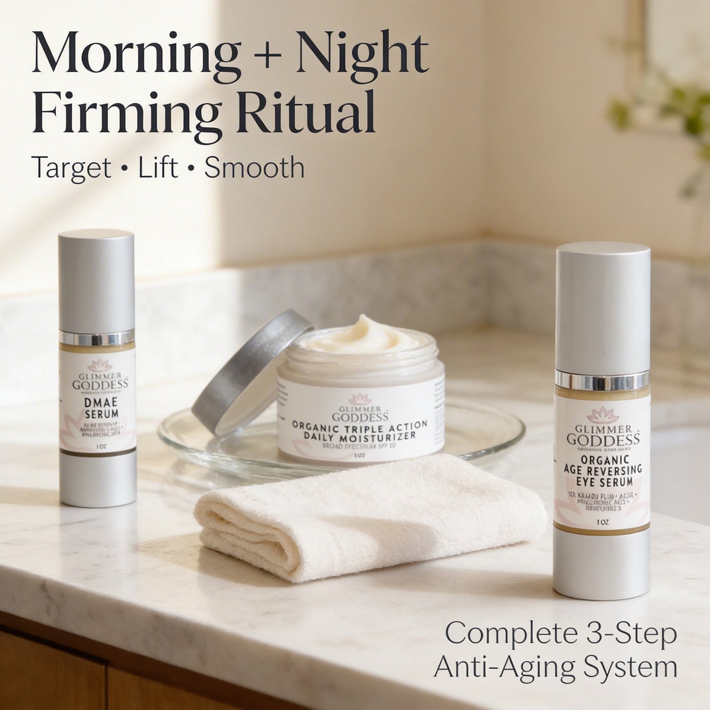 Organic Anti-Wrinkle Trio – 3-Step Collagen Boosting System - Trending Wellness Store
