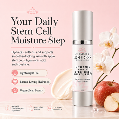 Organic Apple Stem Cell Moisturizer – Anti-Aging Treatment - Trending Wellness Store