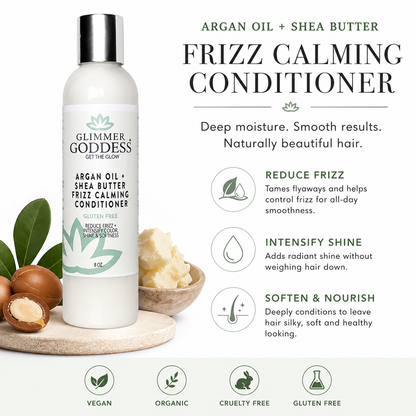 Organic Argan Oil Hair Conditioner – Deep Moisture & Frizz Control - Trending Wellness Store