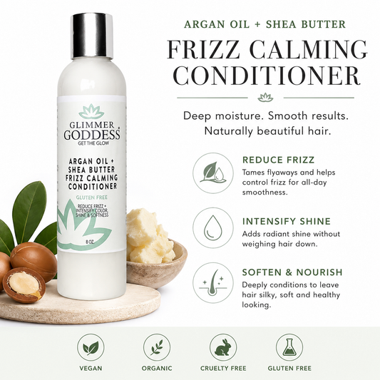 Organic Argan Oil Hair Conditioner – Deep Moisture & Frizz Control - Trending Wellness Store