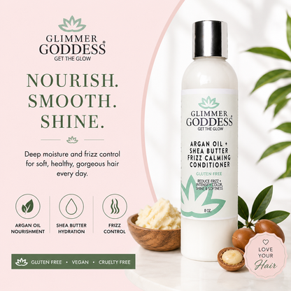 Organic Argan Oil Hair Conditioner – Deep Moisture & Frizz Control - Trending Wellness Store