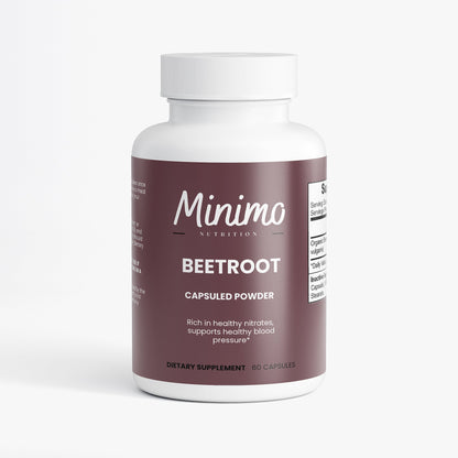 Organic Beetroot Capsuled Powder, 60 ct. - Trending Wellness Store