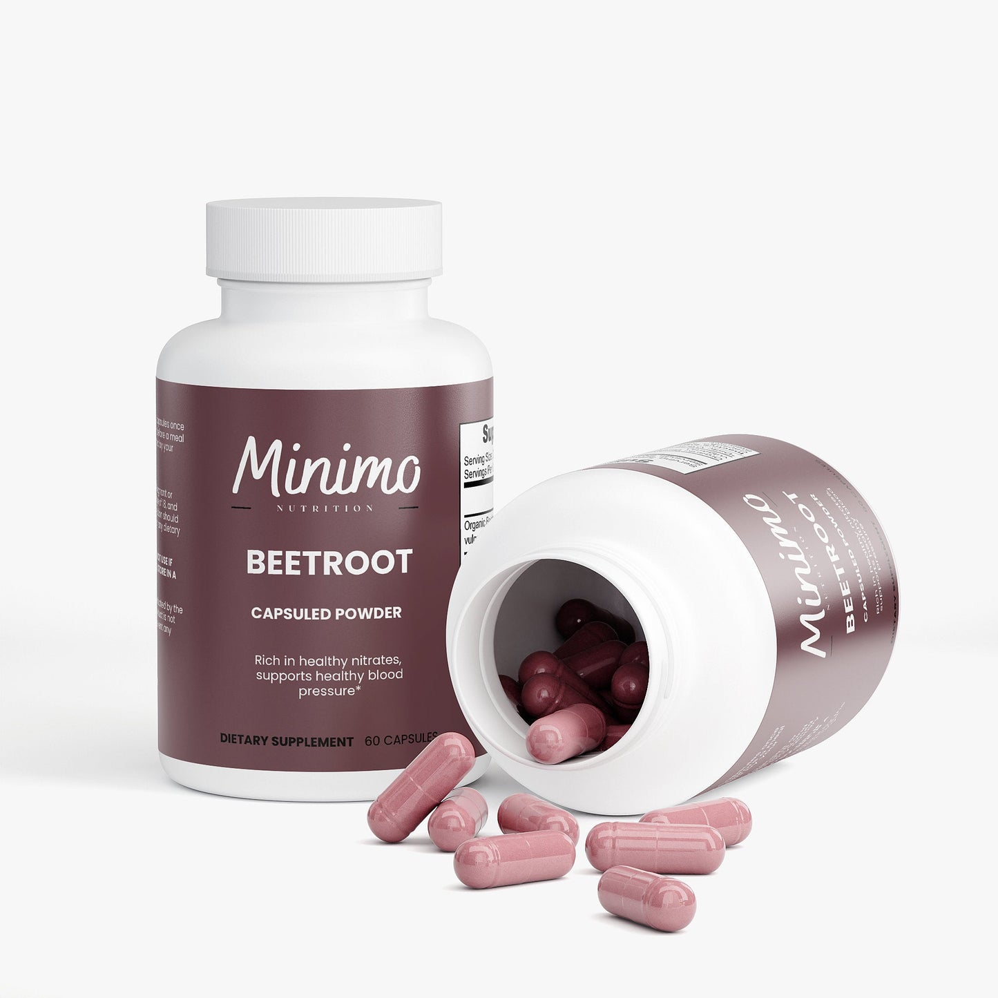 Organic Beetroot Capsuled Powder, 60 ct. - Trending Wellness Store
