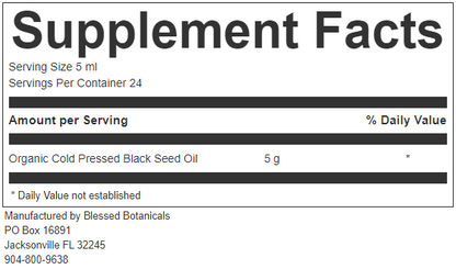 Organic Black Seed Oil - Trending Wellness Store