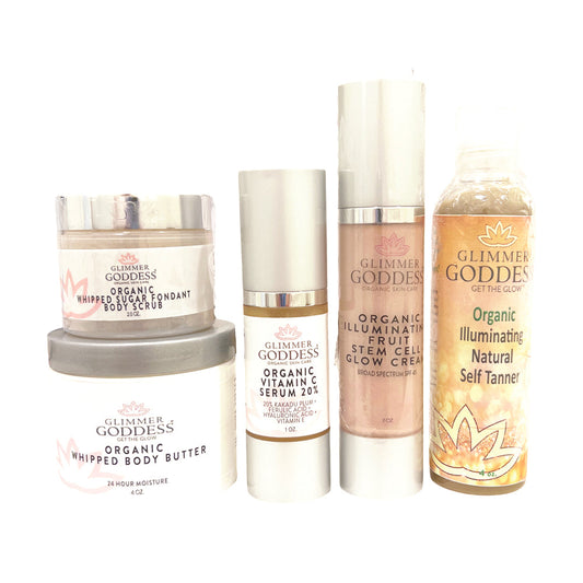 Organic Bridal Glow Essentials Bundle – Complete Wedding Day Skincare for Radiant Bride - Trending Wellness Store