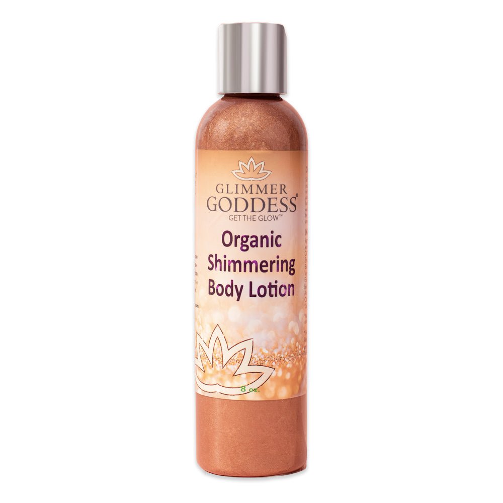 Organic Bronze Shimmer Body Lotion – Buildable Luminous Glow - Trending Wellness Store