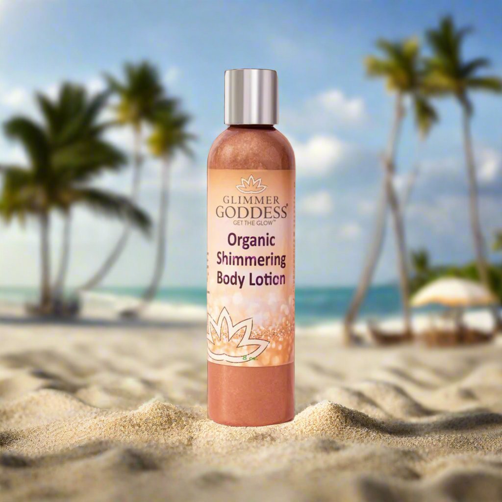 Organic Bronze Shimmer Body Lotion - Trending Wellness Store