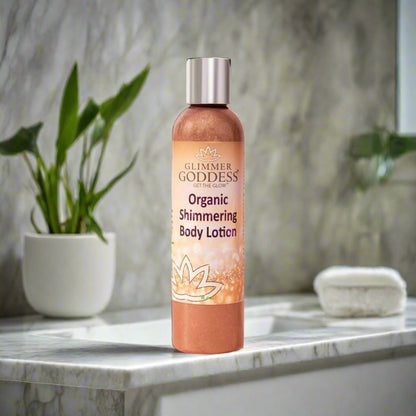 Organic Bronze Shimmer Body Lotion - Trending Wellness Store