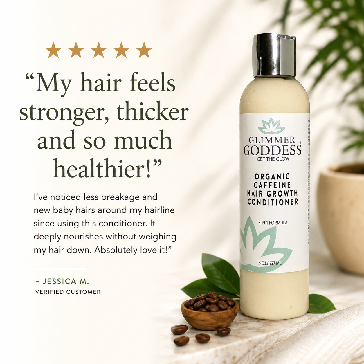 Organic Caffeine Hair Growth Mask – Deep Conditioning Treatment - Trending Wellness Store
