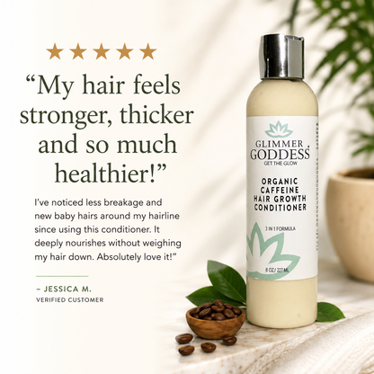 Organic Caffeine Hair Growth Mask – Deep Conditioning Treatment - Trending Wellness Store