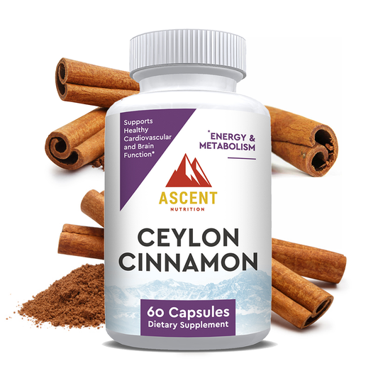 Organic Ceylon Cinnamon, 60 Capsules, 1200 mg - Trending Wellness Store