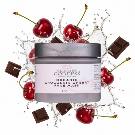 Organic Chocolate Cherry Face Mask – Antioxidant Anti-Aging Treatment - Trending Wellness Store