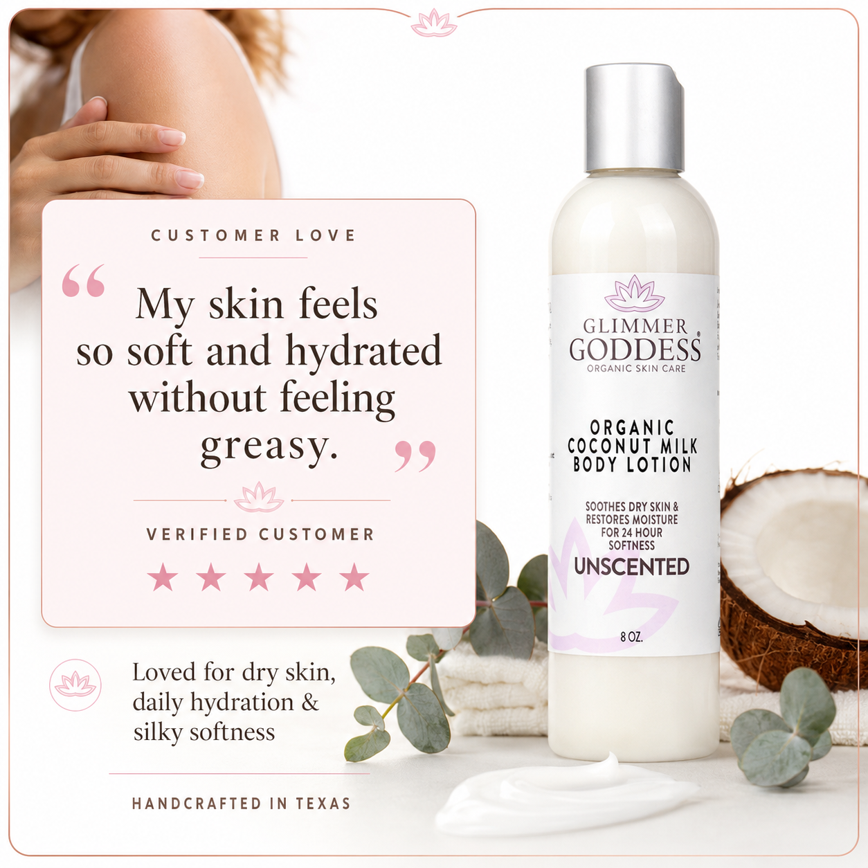 Organic Coconut Milk Body Lotion – Ultra-Hydrating - Trending Wellness Store