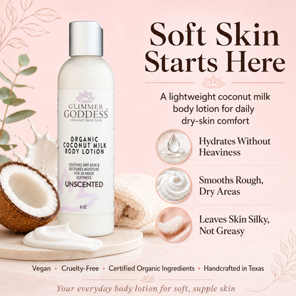 Organic Coconut Milk Body Lotion – Ultra-Hydrating - Trending Wellness Store