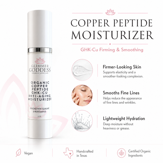 Organic Copper Peptide Moisturizer – Firming & Smoothing - Trending Wellness Store