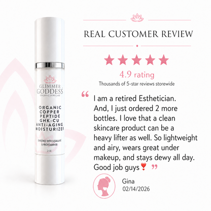 Organic Copper Peptide Moisturizer – Firming & Smoothing - Trending Wellness Store