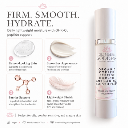 Organic Copper Peptide Moisturizer – Firming & Smoothing - Trending Wellness Store