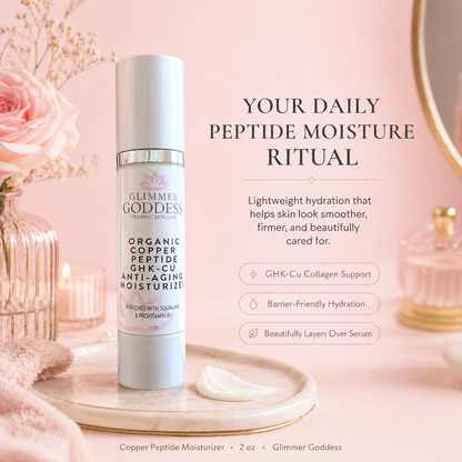 Organic Copper Peptide Moisturizer – Firming & Smoothing - Trending Wellness Store