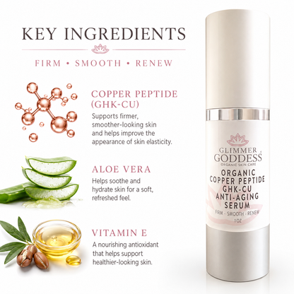 Organic Copper Peptide Serum – Firming & Smoothing - Trending Wellness Store