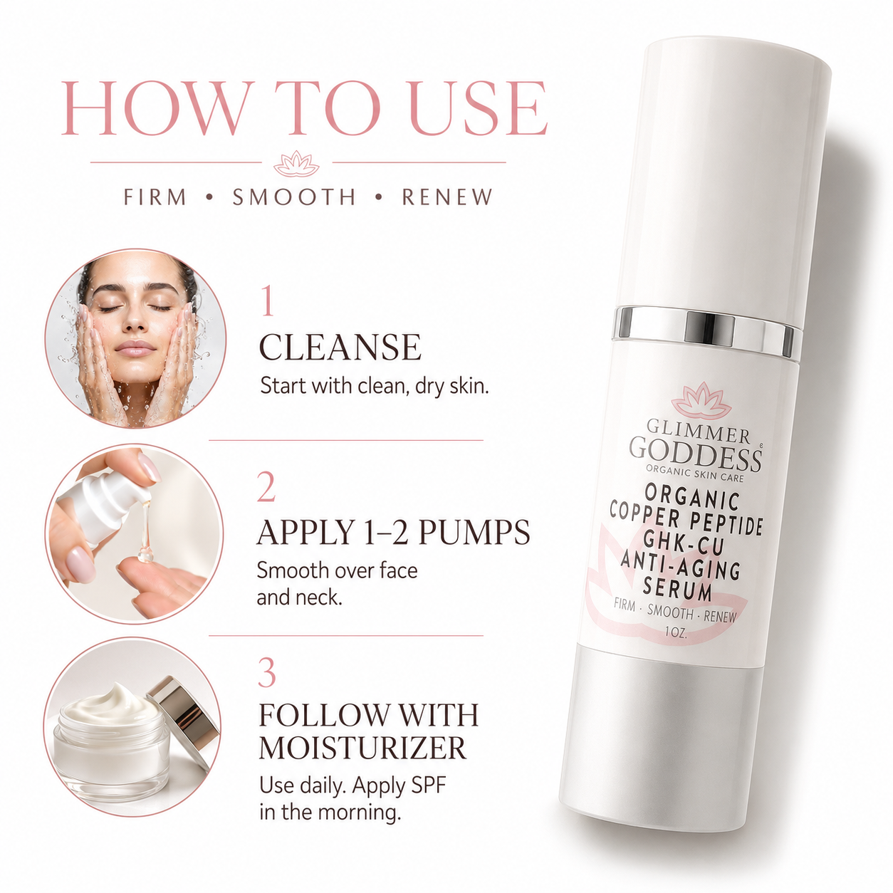 Organic Copper Peptide Serum – Firming & Smoothing - Trending Wellness Store
