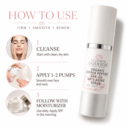 Organic Copper Peptide Serum – Firming & Smoothing - Trending Wellness Store
