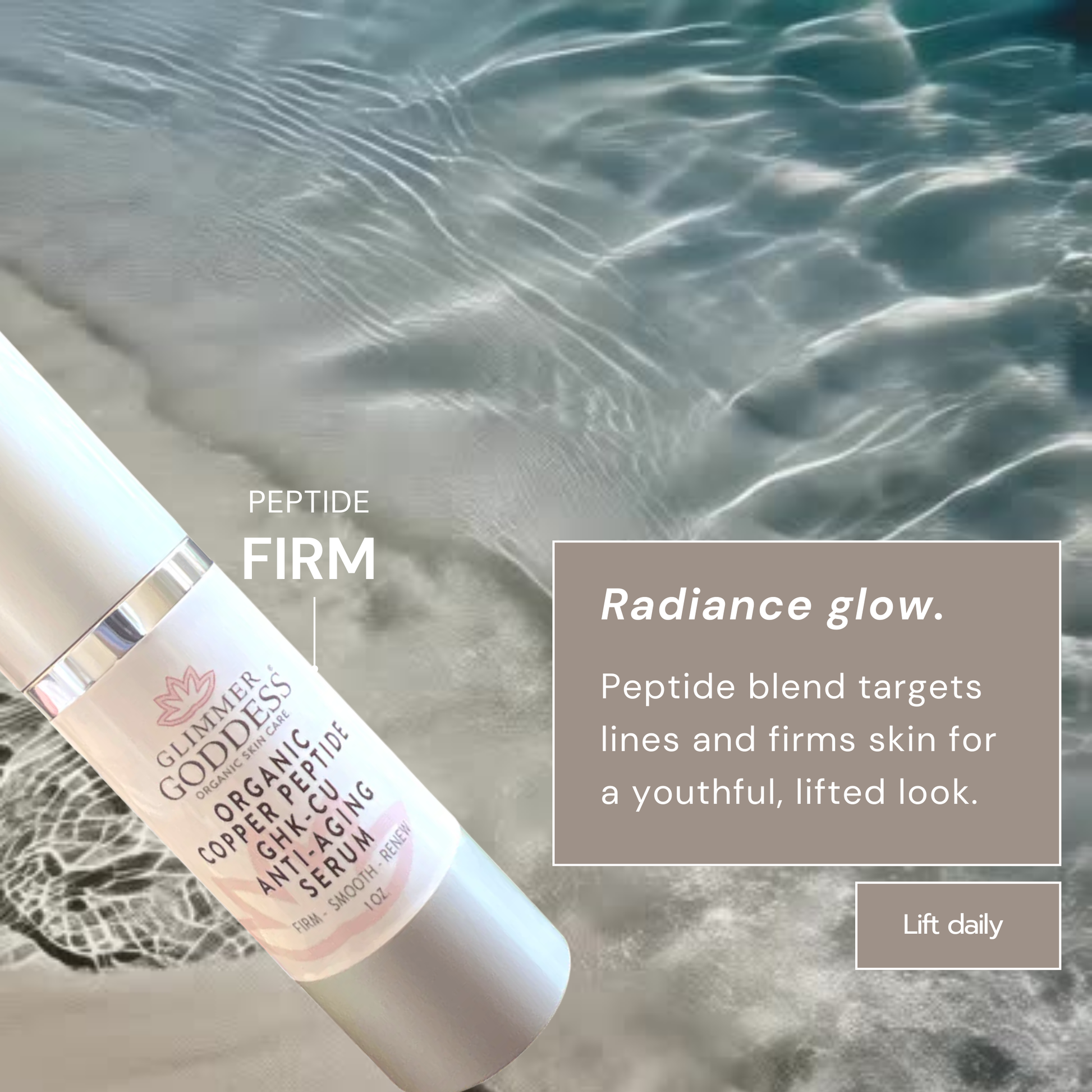 Organic Copper Peptide Serum – GHK-Cu Anti-Aging Serum with Argireline & Matrixyl for Wrinkles & Firmness - Trending Wellness Store